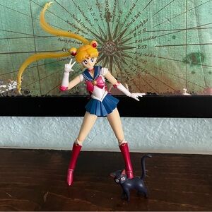 Sailor Moon Action Figure with Cat